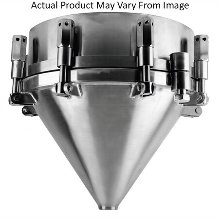 Springer Parts Cone Bottom Manway for Brewery-450IL 17.72" 304SS, 2.0" CB-450-100-3.0-304-POL-S-1SP